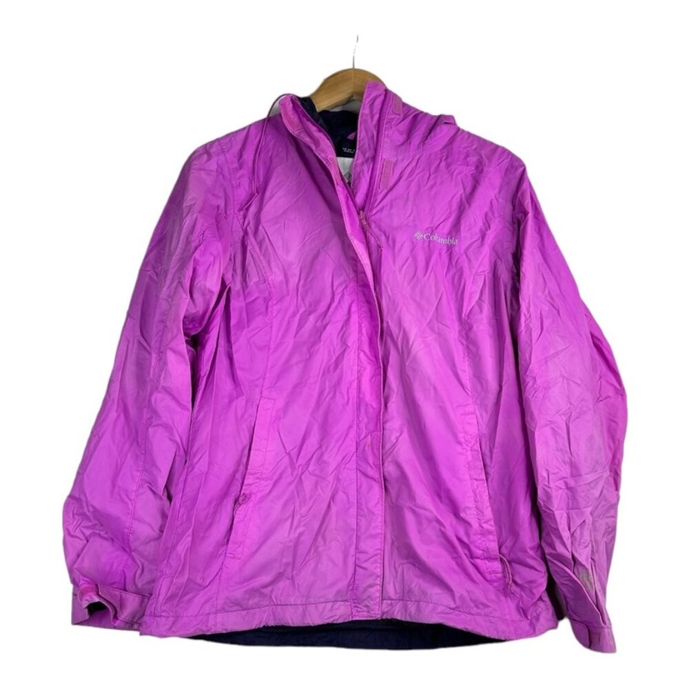 Columbia‎ Women's OmniTech rain jacket - Lavender/Purple Size Small